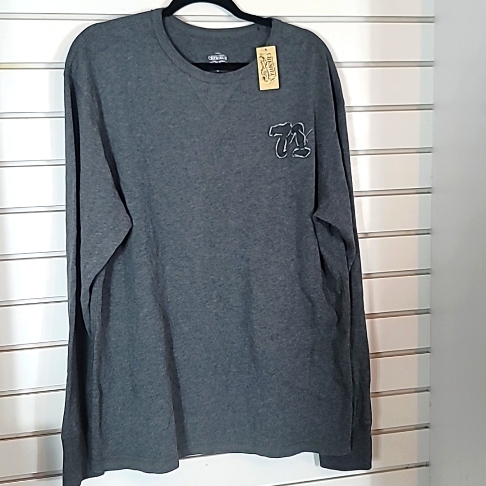 Daniel Cremieux Large T- Shirt  100%  Cotton Gray With 71 On FrontNew ,Good